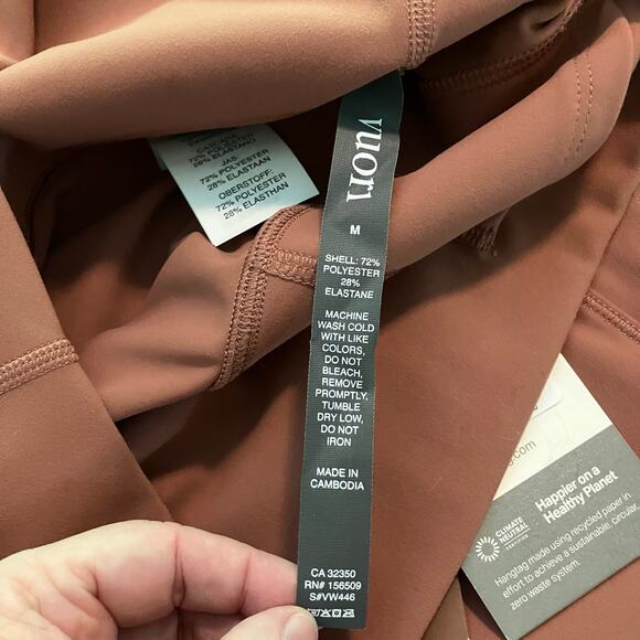 NWT Vuori Women’s Studio Pocket Legging in Rosewood Pink-Medium - Picture 10 of 15